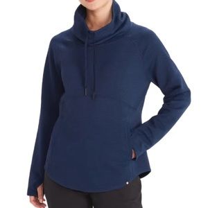 Women’s Marmot Annie Long Sleeve Pullover, Navy, Size Medium